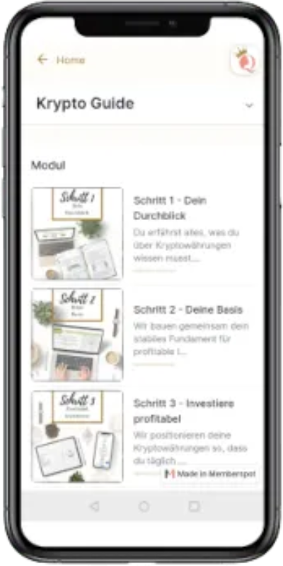 Coaching Programm ETFs &Aktien 23 App – Alle Inhalte jederzeit griffbereit auf deinem Smartphone